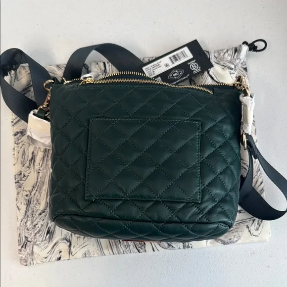 MZ Wallace Green Quilted Crossbody Bag - Picture 6 of 8